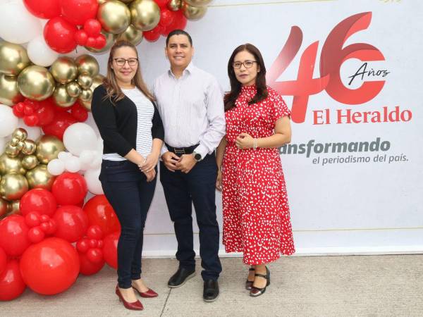 María Ortíz, Fernando Maldonado y Glenda Estrada.