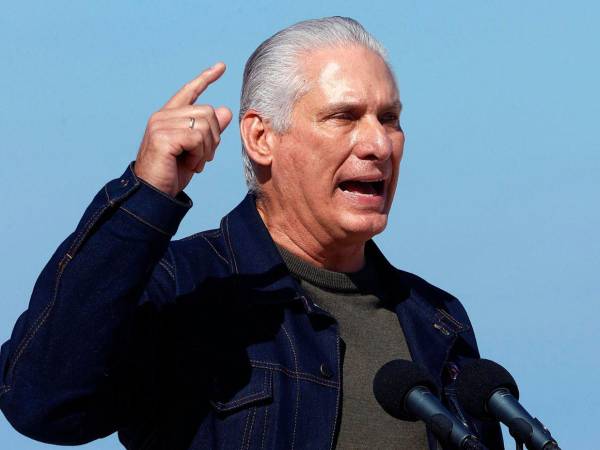 El presidente de Cuba, Miguel Díaz-Canel.