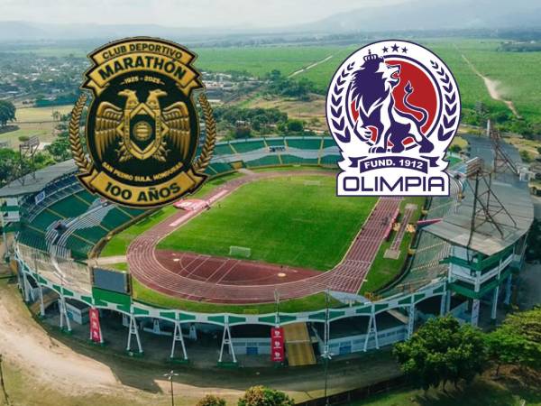 En el estadio Olímpico se realizará el partido de ida entre el Marathón y Olimpia.
