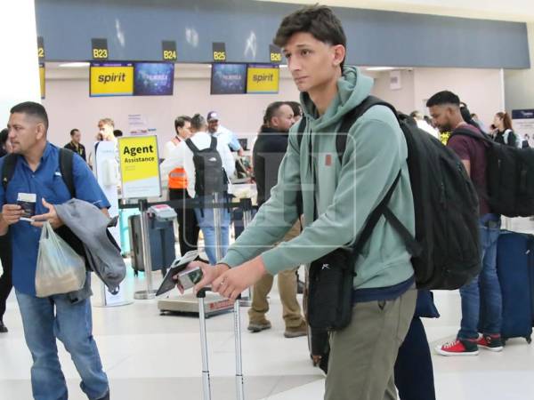 Mathías Vázquez viajó a los Estados Unidos a su primera experiencia en el extranjero.