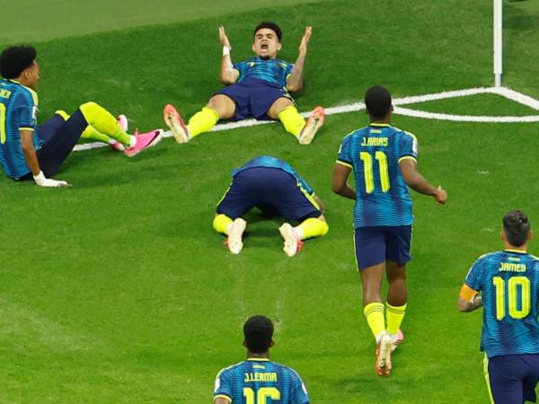 Luis Diaz anotó uno de los goles del triunfo de Colombia sobre Uzbekistán.
