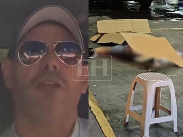 La Policía Nacional acordonó el estacionamiento del centro comercial donde un empresario fue asesinado a balazos cuando presuntamente se disponía a abordar su vehículo en San Pedro Sula.