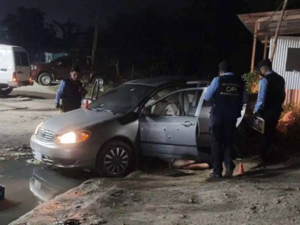Una de las víctimas fue perseguida y asesinada por los sicarios en una colonia sampedrana.