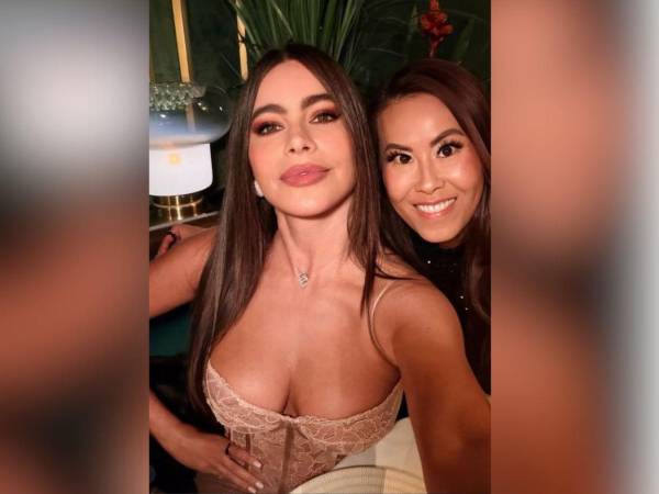 La actriz colombiana Sofía Vergara impuso tendencia con un bustier en color nude de encaje, con un toque glamoroso, en una imagen de su perfil de Instagram.
