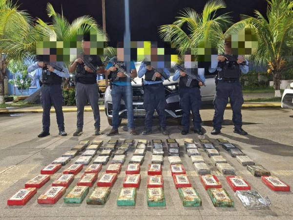 Según las autoridades, Honduras incautó más de seis toneladas de cocaína en lo que va de 2026.