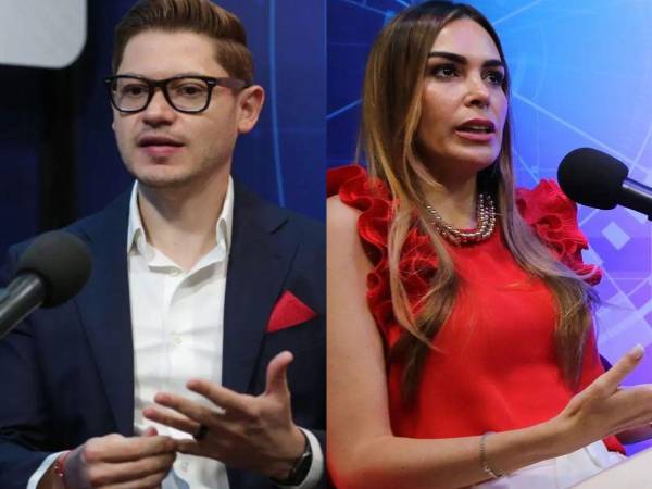 Los diputados electos del Partido Liberal Rashid Mejía y Alia Kafati celebraron en la madrugada de este sábado lo que calificaron como la libertad para Venezuela