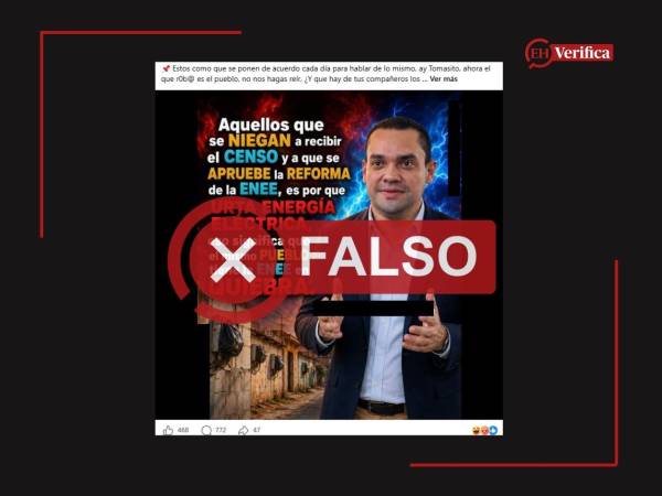 Captura de pantalla a una publicación de Facebook, hecha el 27 de agosto de 2026, adpatada a esta cartela.