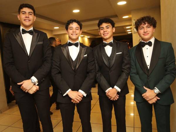 Daniel Kafie, Miguel Andino, Víctor Fuentes y Alejandro Domínguez.