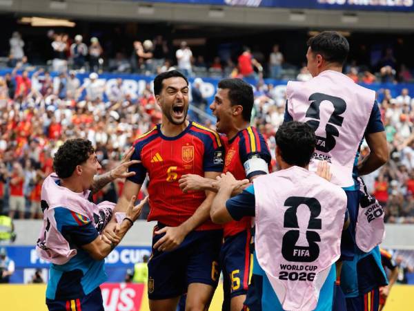 Imágenes del desarrollo del partido.