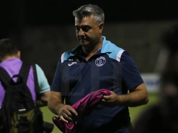 Vázquez no ha logrado ganar en el Apertura 2025 con Motagua.