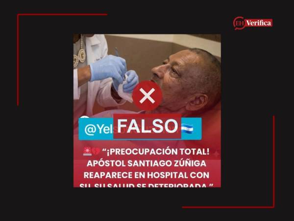 Imagen del “apóstol” Santiago Zúniga demacrado no es real: fue creada con IA