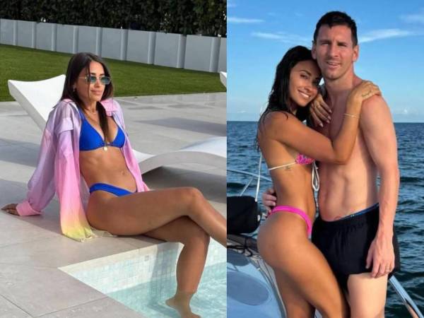 Antonela Roccuzzo ha dejado varias fotos en sus redes sociales en sus vacaciones con Lionel Messi y sus hijos.