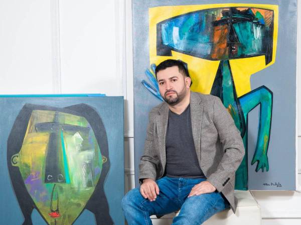 Originario de Marcala, La Paz, Milton Bautista ha consolidado una carrera en la pintura.