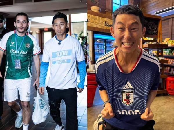 Shin Fujiyama fue sorprendido por Carlos Eduardo Espina en pleno Mundial 2026. El impresionante regalo que le dio.
