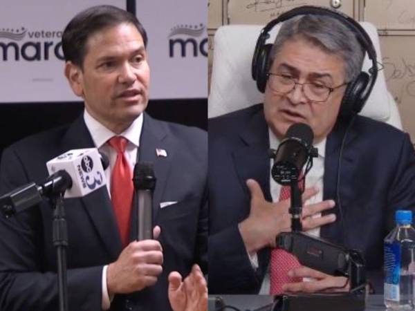 Marco Rubio fue cuestionado por el indulto de Donald Trump hacia Juan Orlando Hernández.