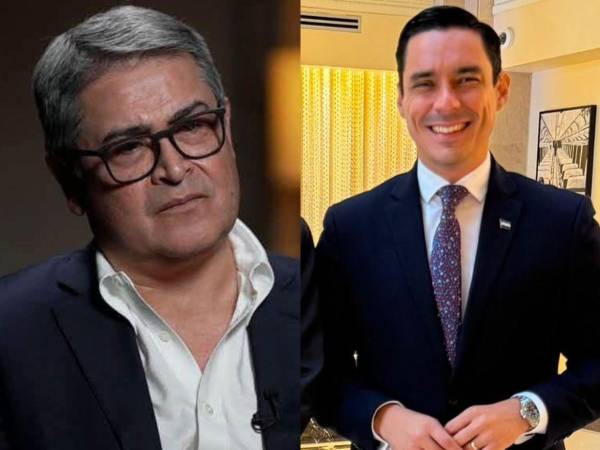El diputado Kilvett Bertrand dijo estar feliz por el regreso del expresidente Juan Orlando Hernández.