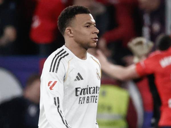 Kylian Mbappé arrastra en la rodilla izquierda y es baja para el Real Madrid.