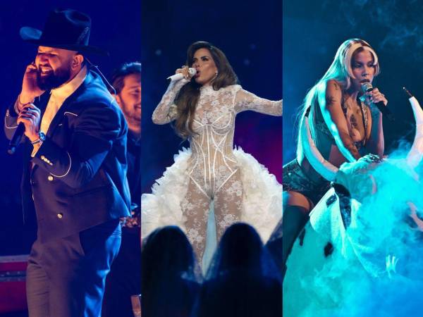 La gala de Premio Lo Nuestro estuvo marcada por una seguidilla de presentaciones que mantuvieron al público de pie durante gran parte de la noche, con un desfile de estrellas que interpretaron distintos temas.