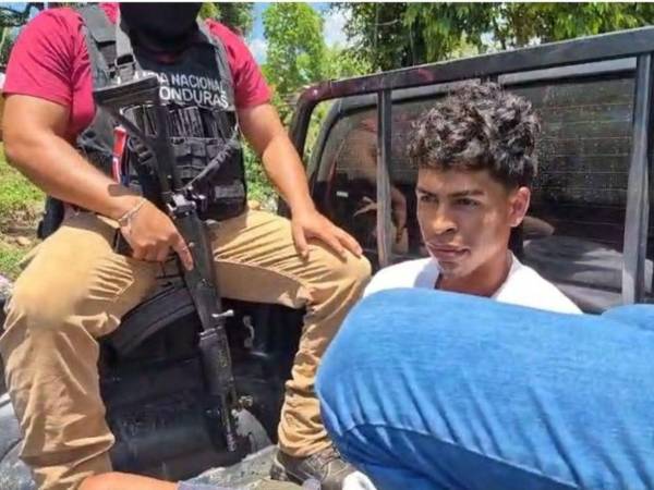 El detenido Jefry Johan Rodríguez Hernández, de 21 años de edad, es uno de los tres sospechosos de haber matado a la menor Katherin Mejía Argueta.