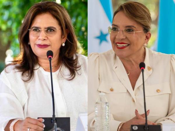 Xiomara Castro aprovechó para alabar una vez más a Rixi Moncada.