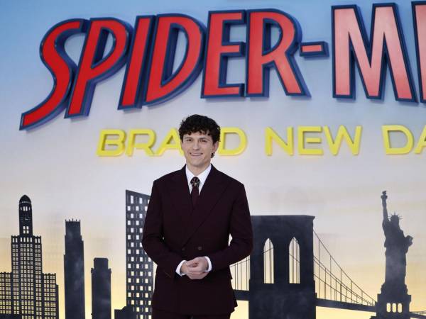 Tom Holland, actor británico y protagonista de 'Spider-Man: Brand New Day', fue captado el pasado 29 de julio, durante el estreno de la película, en el Odeon Luxe Leicester Square de Londres