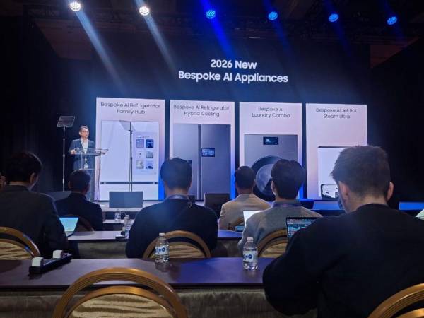 Cheolgi Kim, director de Digital Apliances Bussiness explicó sobre el nuevo concepto de electrodomésticos con IA presentado por la marca.