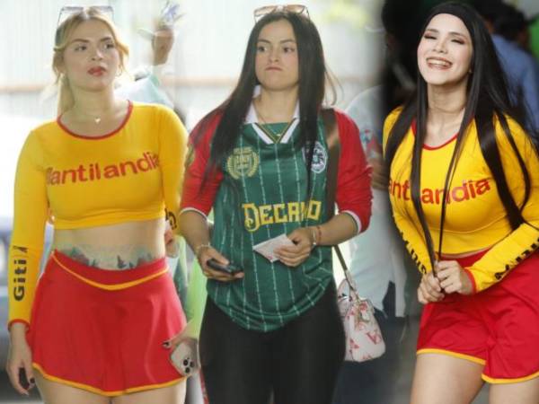 En el estadio Yankel Rosenthal siempre que juega el Marathón se logran captar bellas chicas.