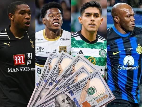 Dereck Moncada ha sido la bomba este sábado al confirmarse su fichaje por el Lugano de Suiza. Te mostramos los millones que recibirá y el top de jugadores más caros de Honduras.