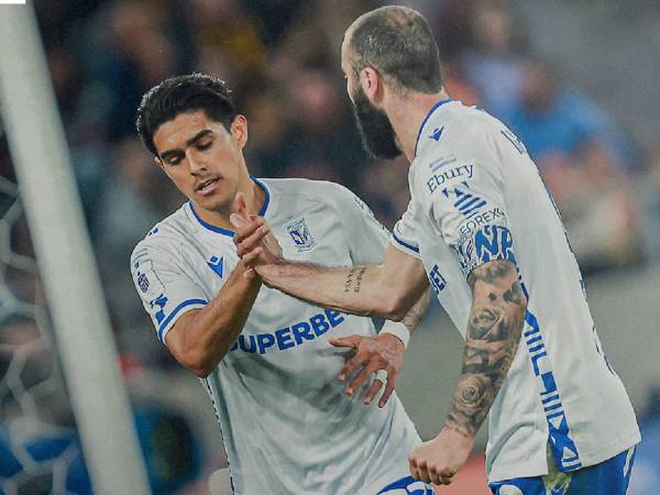 Así celebró el Bicho tras su anotación de este sábado.