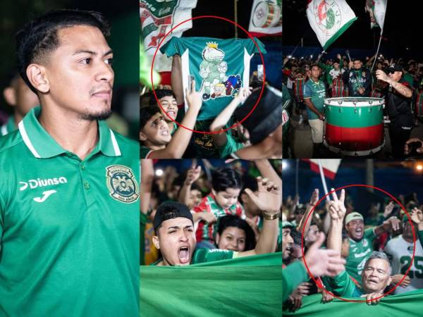 Marathón recibió el apoyo de su afición a pocas horas de enfrentar a Olimpia en la final de Liga Nacional. Así se vivió el banderazo de los hinchas verdolagas.