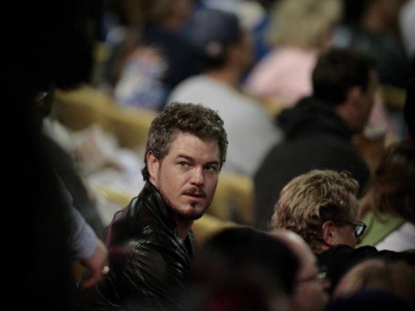 Una imagen del actor Eric Dane, fallecido el jueves a los 53 años debido a la ELA, durante un partido de béisbol entre los Giants de San Francisco y los Dodgers de Los Ángeles, en 2007 en Los Ángeles.