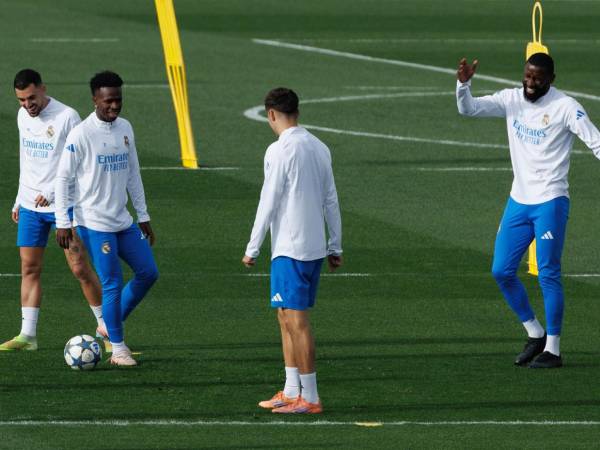 El Real Madrid realizó último entrenamiento pensando en el Manchester City.