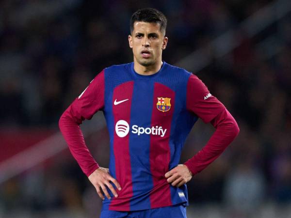 Cancelo durante su primera etapa con el Barcelona.