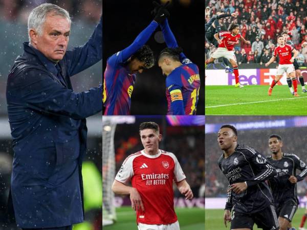 La fase de liga de la Champions League llegó a su final y aquí te mostramos las mejores postales que dejó la última jornada. Mourinho y su trampa a Real Madrid; Barcelona en aprietos y Mbappé a lo Cristiano Ronaldo en Champions.