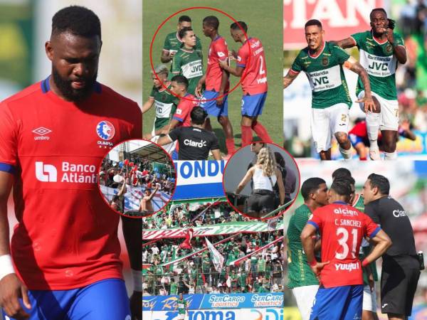 Marathón venció al Olimpia en el clásico por la jornada 9 de la Liga Nacional de Honduras. Te mostramos las mejores postales que dejó el partidos.