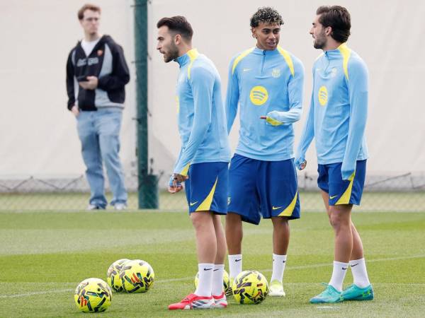 El FC Barcelona regresó a los entrenos luego de dos días de descanso.