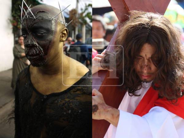 Este Viernes Santo, cientos de fieles católicos se congregaron desde tempranas horas para participar en el tradicional viacrucis, una de las manifestaciones religiosas más significativas de la Semana Santa. Estas son algunas de las mejores escenas: