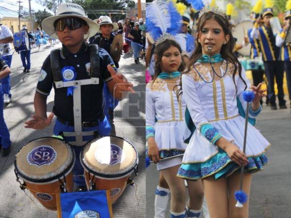 El talento de muchos niños y niñas quedó expuesto en las calles capitalinas este domingo en los desfiles escolares de cara a los 205 años de independencia de Honduras. Más fotos a continuación.