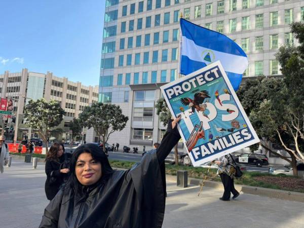 Los tepesianos de Nicaragua y Honduras llegaron hasta la Corte para manifestarse.