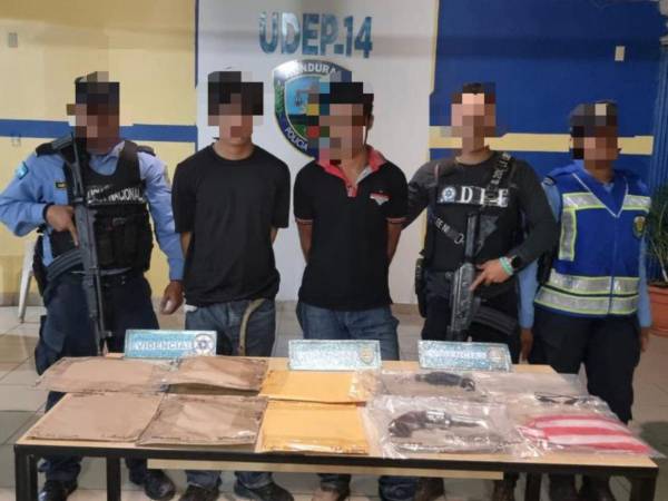 Los detenidos serán remitidos a la Fiscalía de turno donde se les iniciará un proceso penal.