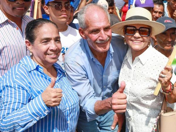 El candidato del Partido Nacional estuvo este domingo en el departamento de Cortés.