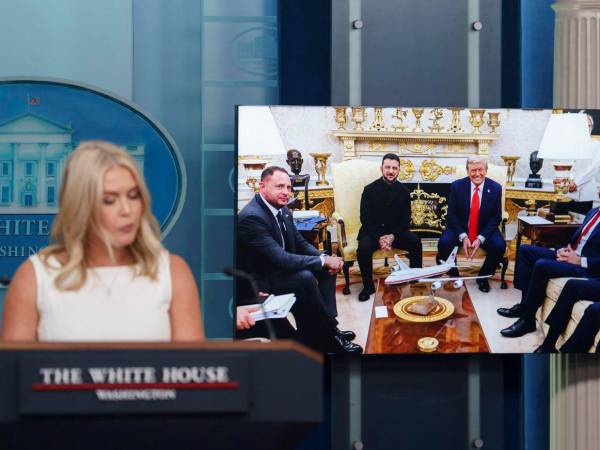 La portavoz de la Casa Blanca, Karoline Leavitt.