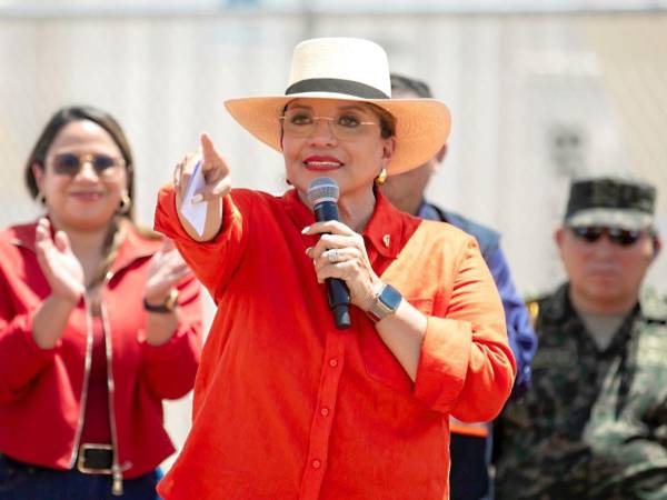 La presidenta Xiomara Castro afirmó que en su gobierno se ha reducido la tasa de homicidio.
