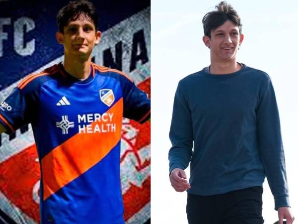 Se fue de Motagua rumbo al FC Cincinnati 2 y esta es su dura actualidad. La carrera de Mathías Vázquez en Estados Unidos.