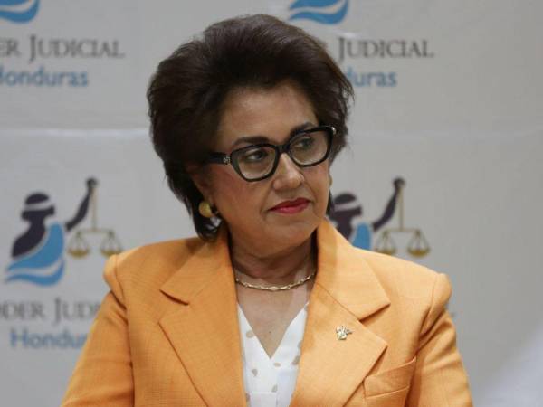 Rebeca Ráquel Obando, presidenta de la CSJ, dijo no tener miedo a un juicio político.