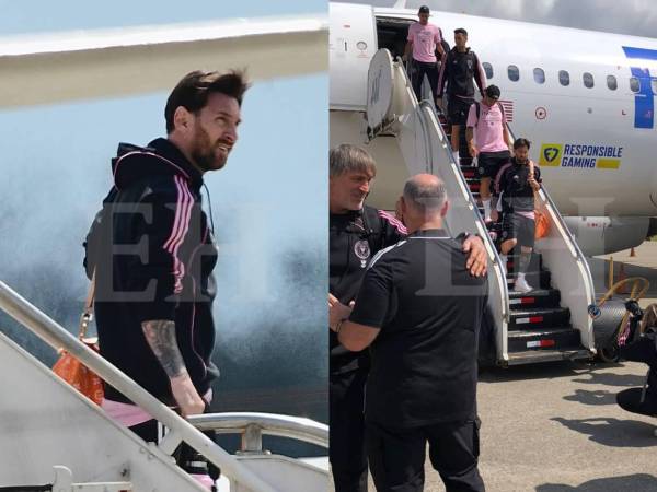 Lionel Messi llegó a Honduras junto con el Inter Miami donde este mismo día juega ante el Olimpia en el estadio Olímpico de San Pedro Sula.