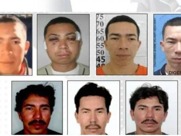 Fotografía facilitada por la Policía Nacional de Ecuador, de los cambios de imagen de Wilmer Chavarría ('Pipo'), el máximo líder de Los Lobos.