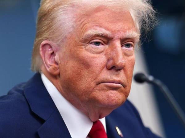 El presidente de EE UU, Donald Trump durante una conferencia de prensa en la Casa Blanca en Washington.