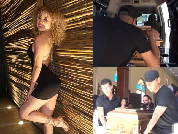 Este día se realizan los actos fúnebres de la presentadora Mayra Tercero en la ciudad de Tegucigalpa. Así reaccionó su novio, el futbolista Denovan Torres, durante su misa de exequias.