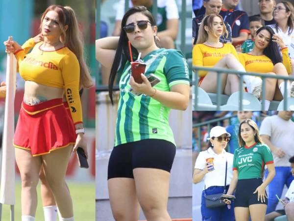 El lente de EL HERALDO se hizo presente en el estadio Yankel Rosenthal para el partido Marathón vs Juticalpa FC. Estas son las bellas chicas que llegaron al coloso sampedrano.